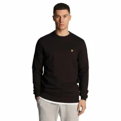 Lyle & Scott  Fly fleece sweater heren jet black