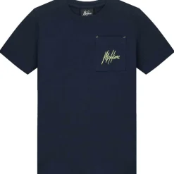 Malelions Counter shirt junior navy bright yellow