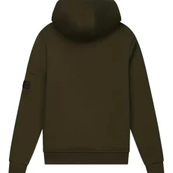 Malelions Nylon Pocket hoodie junior moss green