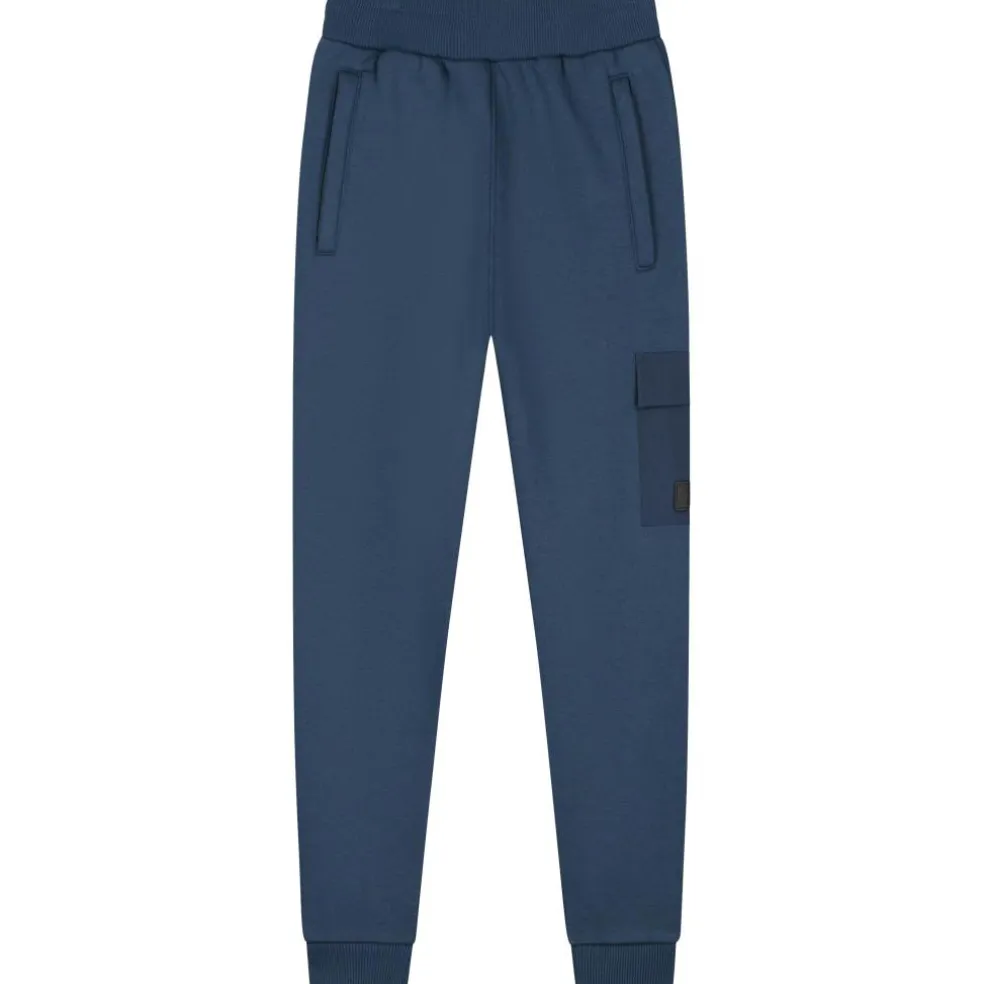 Malelions Nylon Pocket joggingbroek junior navy