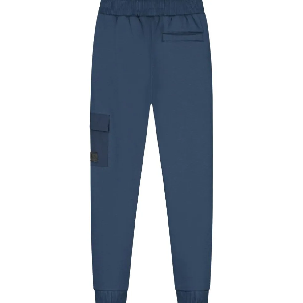 Malelions Nylon Pocket joggingbroek junior navy