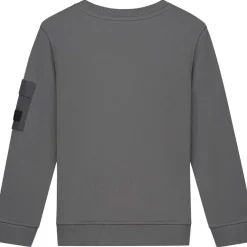 Malelions Nylon Pocket sweater junior anthracite