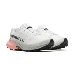 Merrell Agility Peak 5 hardloopschoenen dames white soft coral