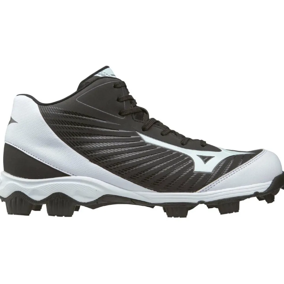 Mizuno 9 Spike Advanced Franchise 9 MID 11GP175090 korfbalschoenen dames zwart wit