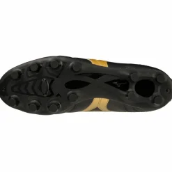 Mizuno Morelia II Club voetbalschoenen black gold darkshadow