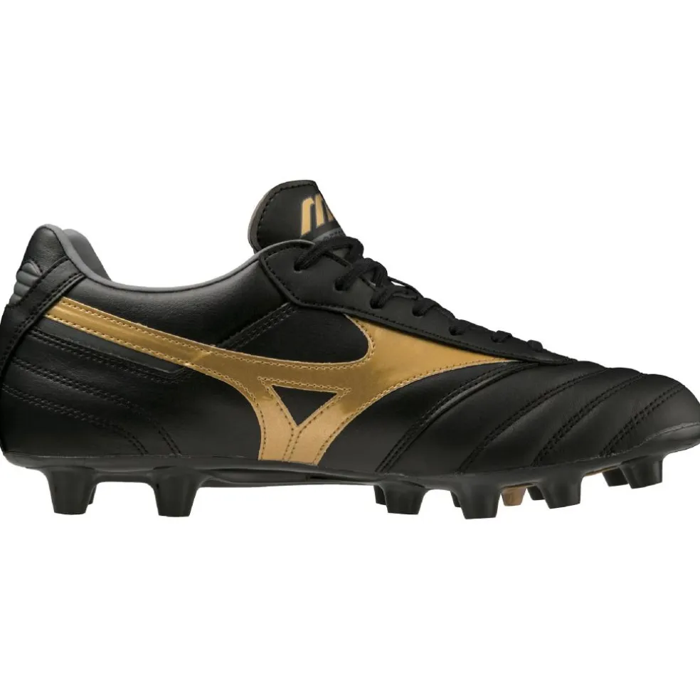 Mizuno Morelia II Pro voetbalschoenen black gold dark shadow