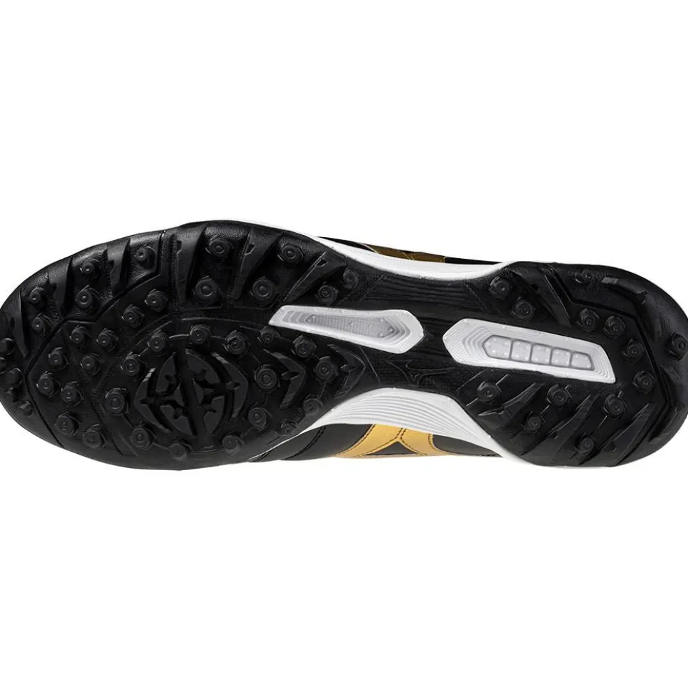 Mizuno Morelia Sala Classic TF voetbalschoenen black gold dark shadow
