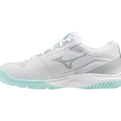 Mizuno Stealth Star 3 indoorschoenen junior white blue tint
