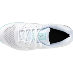 Mizuno Stealth Star 3 indoorschoenen junior white blue tint