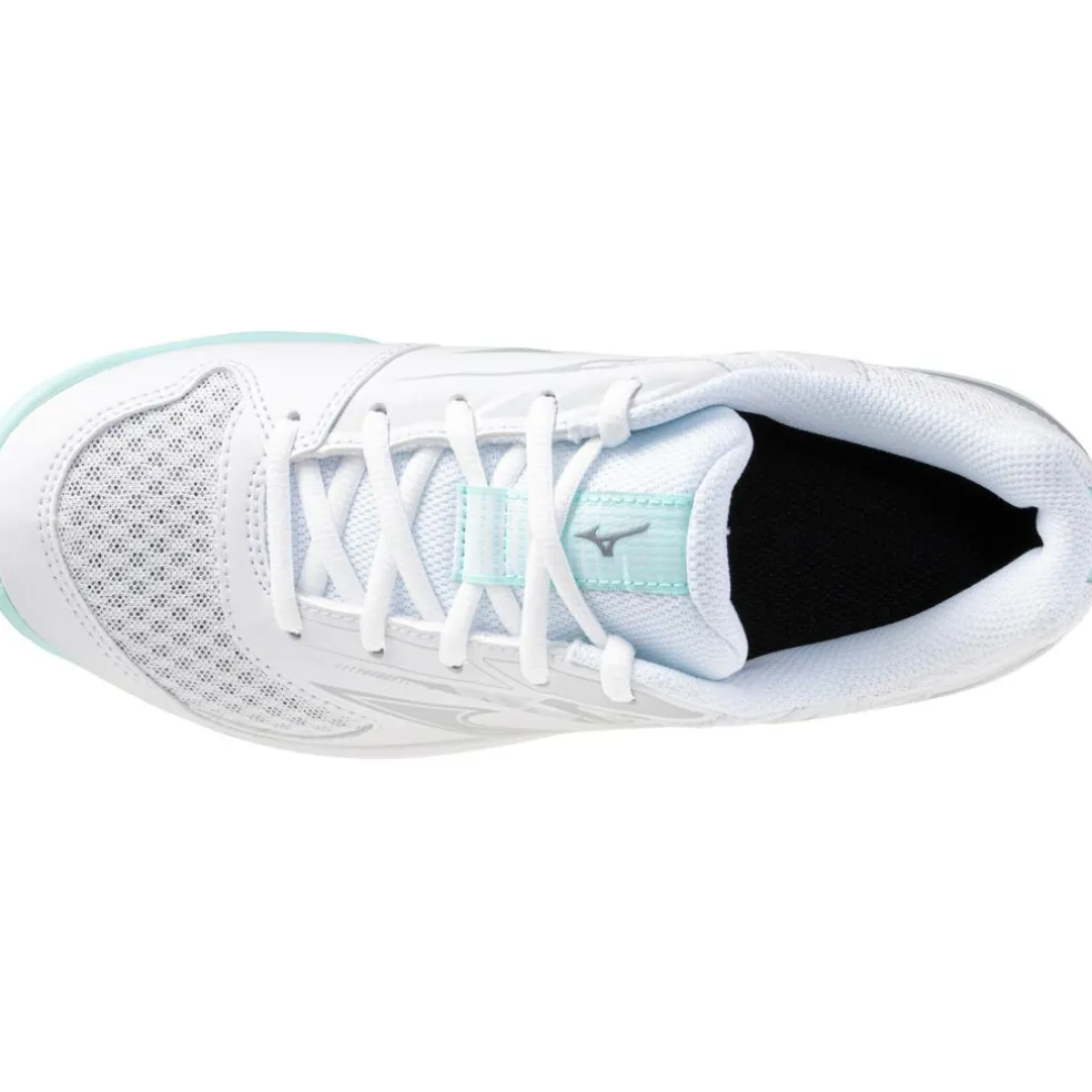 Mizuno Stealth Star 3 indoorschoenen junior white blue tint