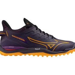 Mizuno Wave Leopardus hockeyschoenen purple carrot curl high risk red