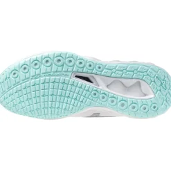 Mizuno Wave Luminious 3 indoorschoenen dames white blue tint