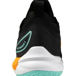 Mizuno Wave Luminous 3 indoorschoenen heren black tangelo icegreen