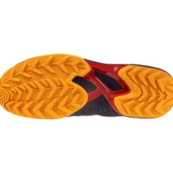 Mizuno Wave Panthera hockeyschoenen purple magic carrot curl high risk red
