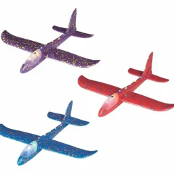 Moses. Verlag  Lichtgevende zweefvliegtuig 47 cm assorti