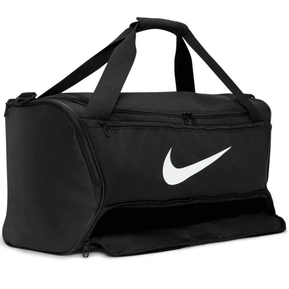 Nike Brasilia 9.5 Duffel sporttas black white