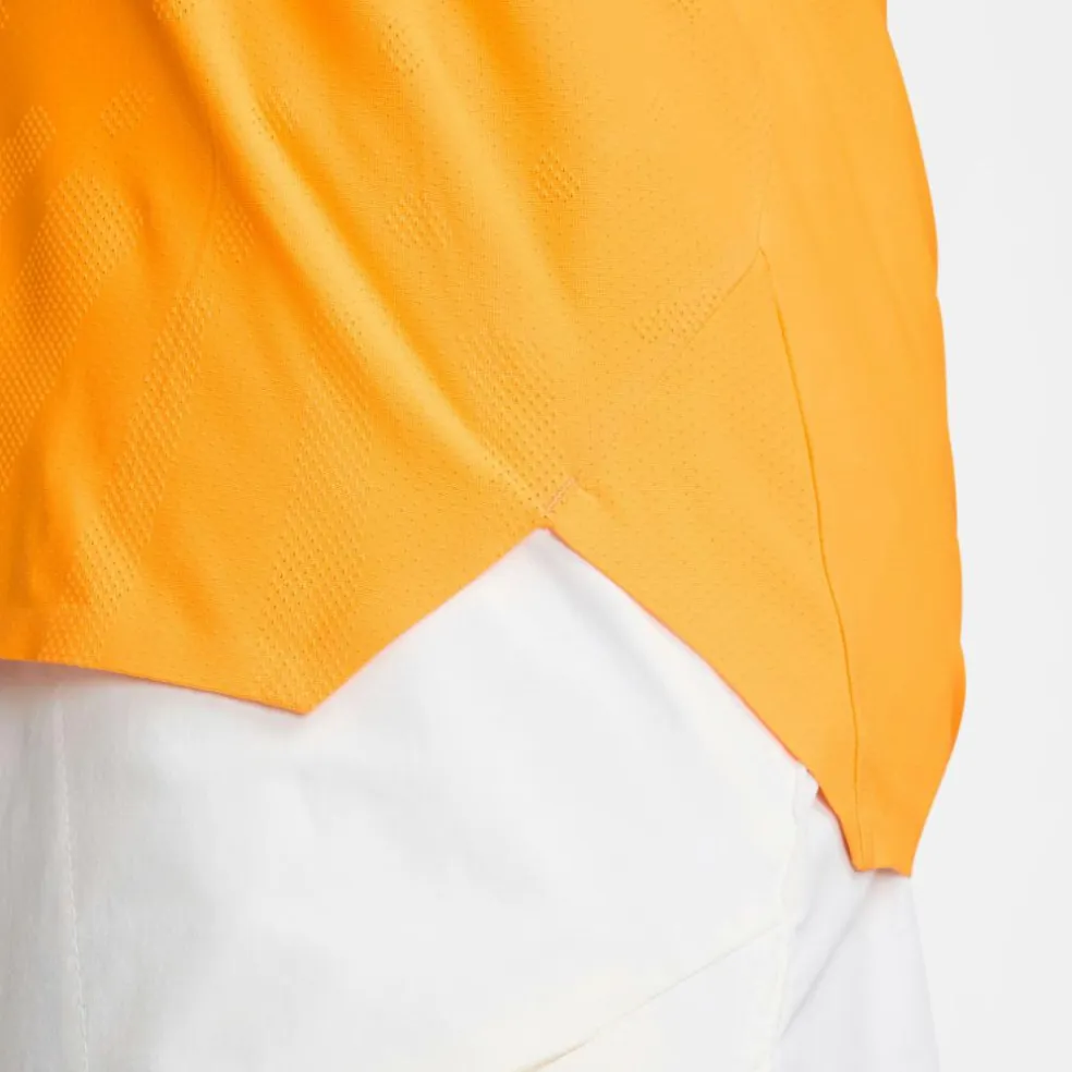 Nike Court Dri-FIT ADV Slam tennispolo heren yellow sundial black