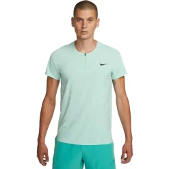 Nike Court Dri-FIT ADV Slam tennispolo heren green jade ice black