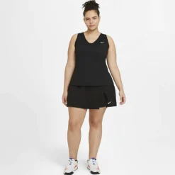 Nike Court Victory tennis tanktop dames black white