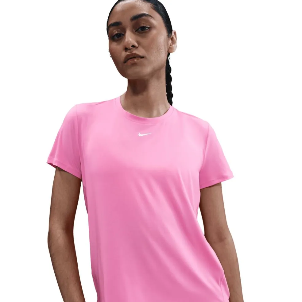 Nike One Classic shirt dames playful pink white