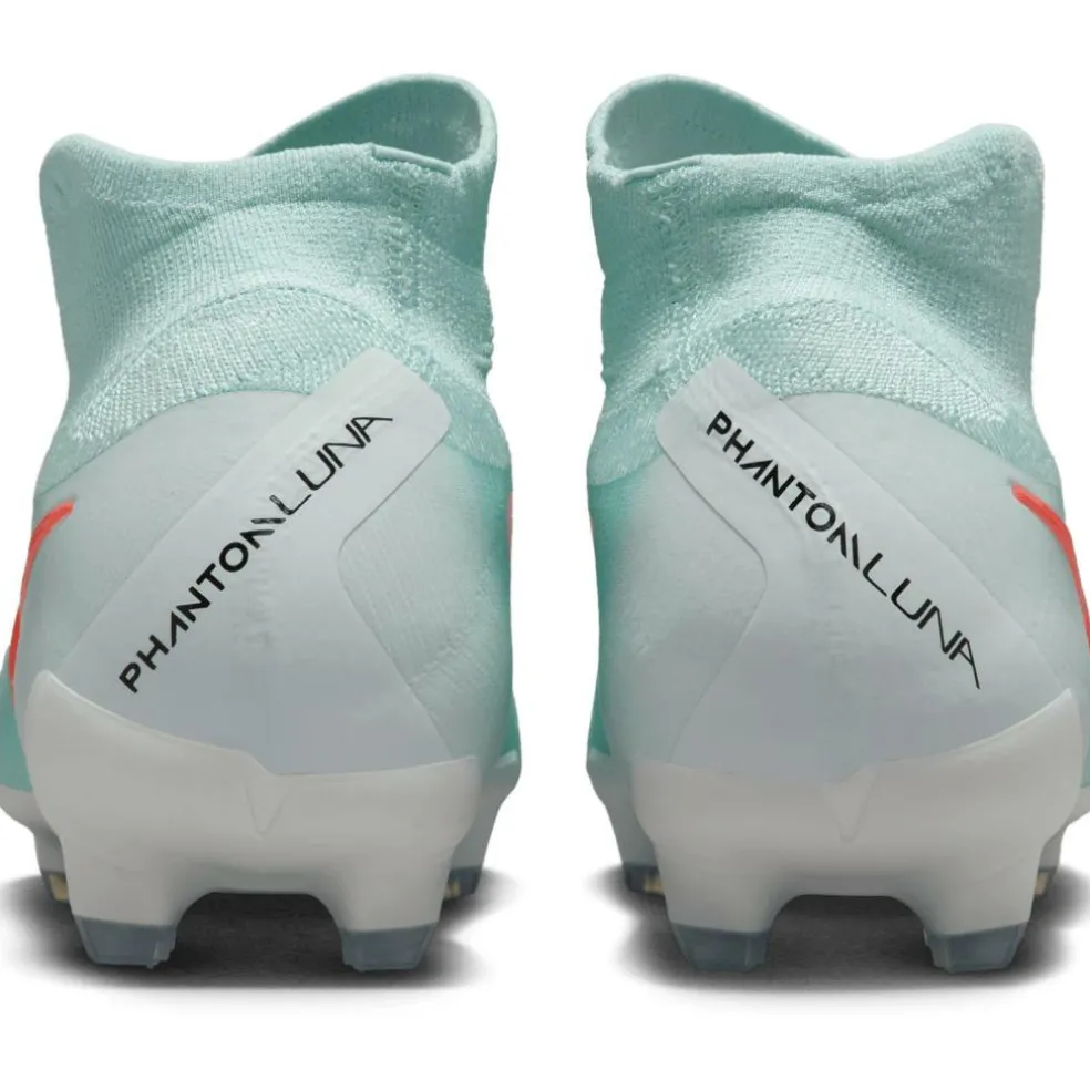 Nike Phantom Luna 2 Pro FG voetbalschoenen mint off noir atomic red