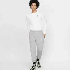 Nike Sportswear Club Fleece joggingbroek heren dark  greyheather matte silver white