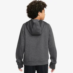 Nike Therma-FIT Multi+ hoodie junioren black anthracite  white