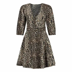 NIKKIE Rachel Structure jurk dames dust black