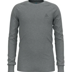 ODLO Natural 100 Merino Warm LS thermoshirt junior grey melange