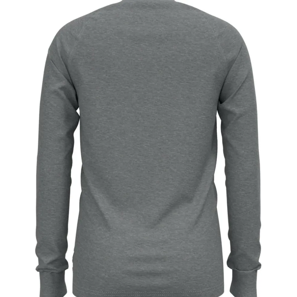 ODLO Natural 100 Merino Warm LS thermoshirt junior grey melange