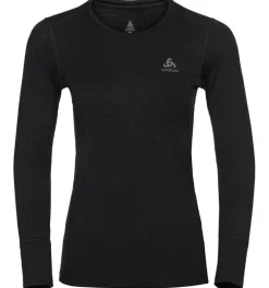 ODLO Natural 100 Merino Warm LS thermoshirt dames black