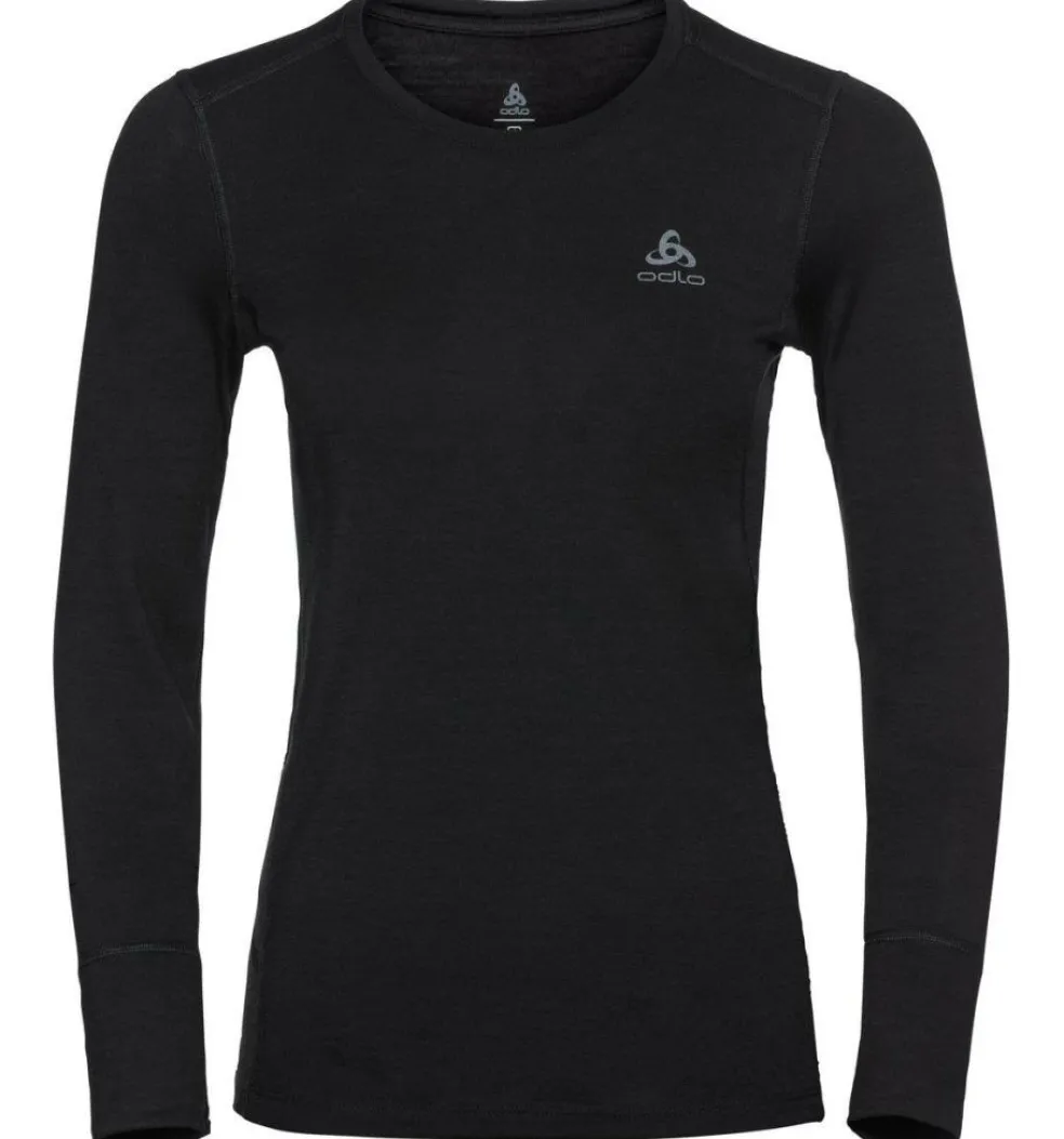 ODLO Natural 100 Merino Warm LS thermoshirt dames black