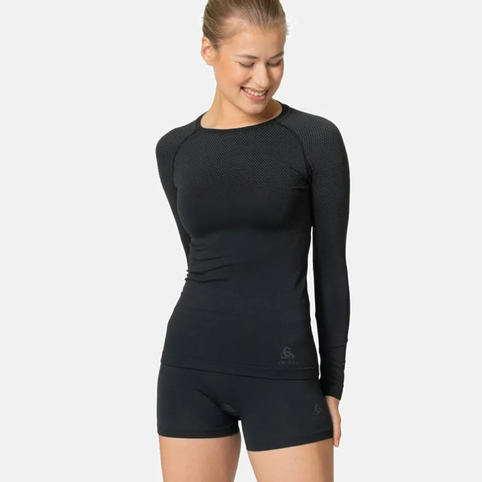 ODLO Performance Light Eco thermoshirt dames black