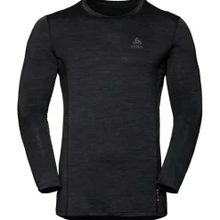 ODLO Performance Wool Light LS thermoshirt heren black