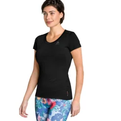 ODLO Performance Wool Light SS thermoshirt dames black