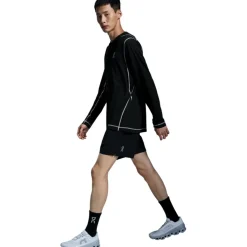 On 5 inch Core hardloopbroek heren black