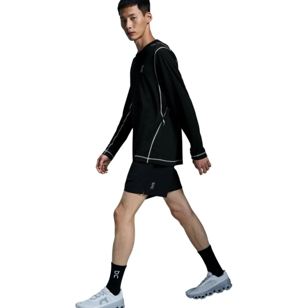 On 5 inch Core hardloopbroek heren black