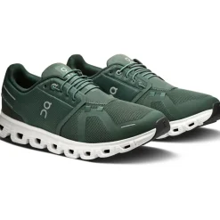 On Cloud 6 hardloopschoenen heren olive evergreen