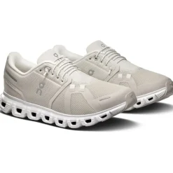 On Cloud 6 hardloopschoenen dames pearl white
