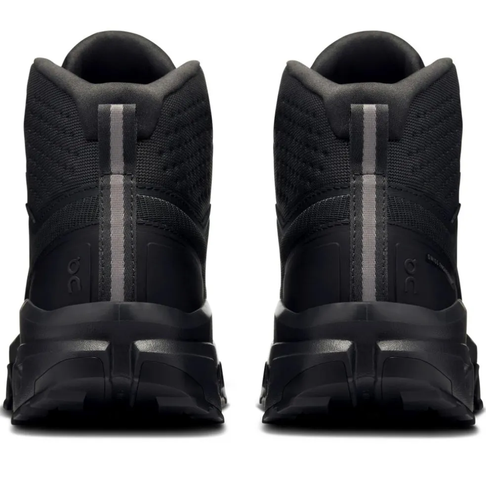 On Cloudrock Mid wandelschoenen dames black black