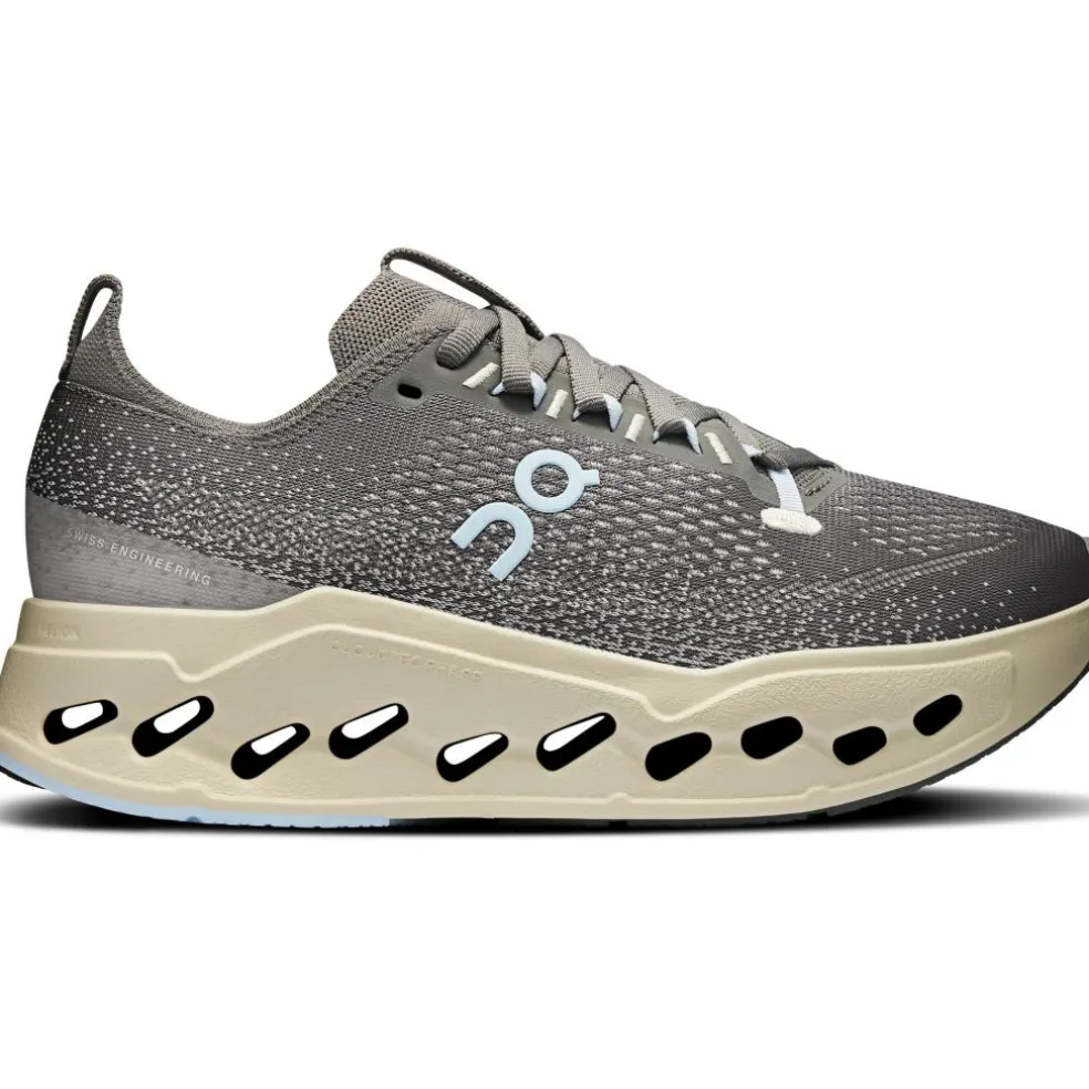 On Cloudsurfer Max hardloopschoenen dames asphalt ice