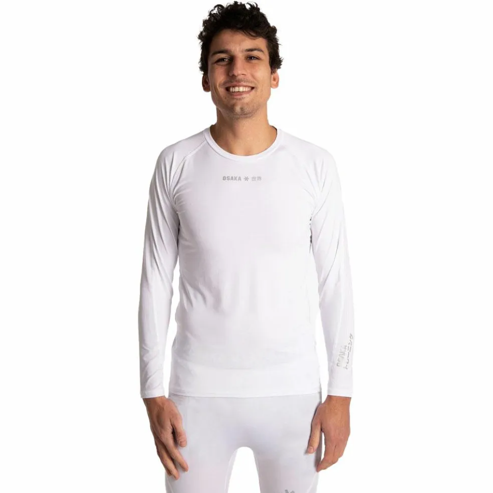 Osaka Baselayer thermoshirt heren white