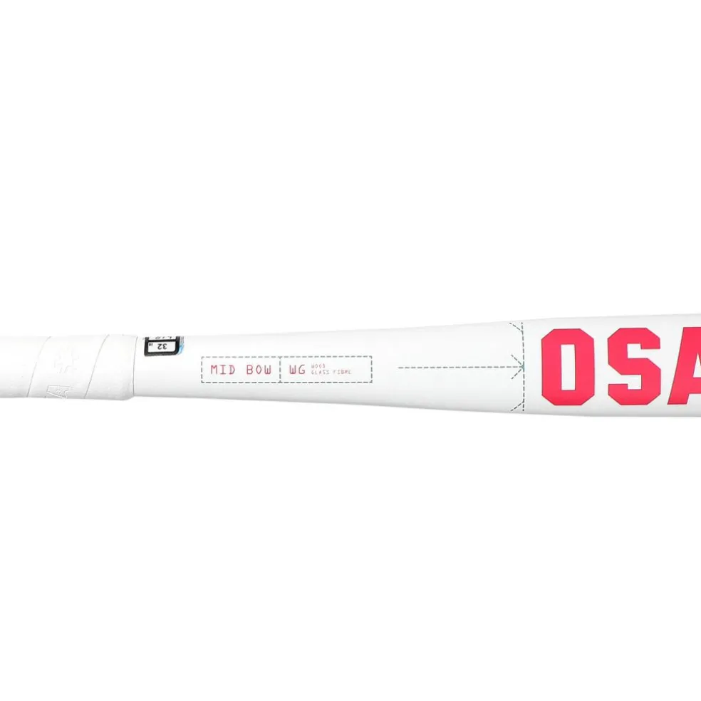 Osaka Mid Bow WG hockeystick junior raspberry