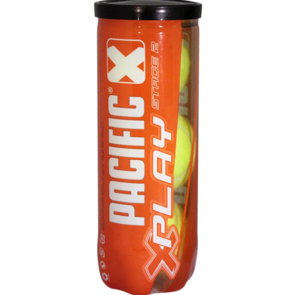 Pacific X Play Stage 2 tennisballen 3-pack oranje groen
