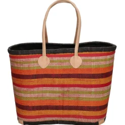 PE Florence  Raffia strandtas red