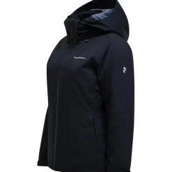 Peak Performance  ANIMA softshell winterjas dames black