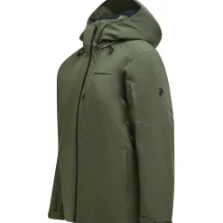 Peak Performance  MAROON softshell winterjas heren pine needle