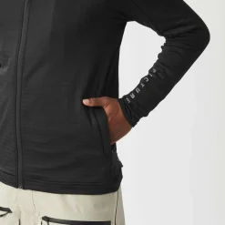 Picture Bake Grid vest heren black