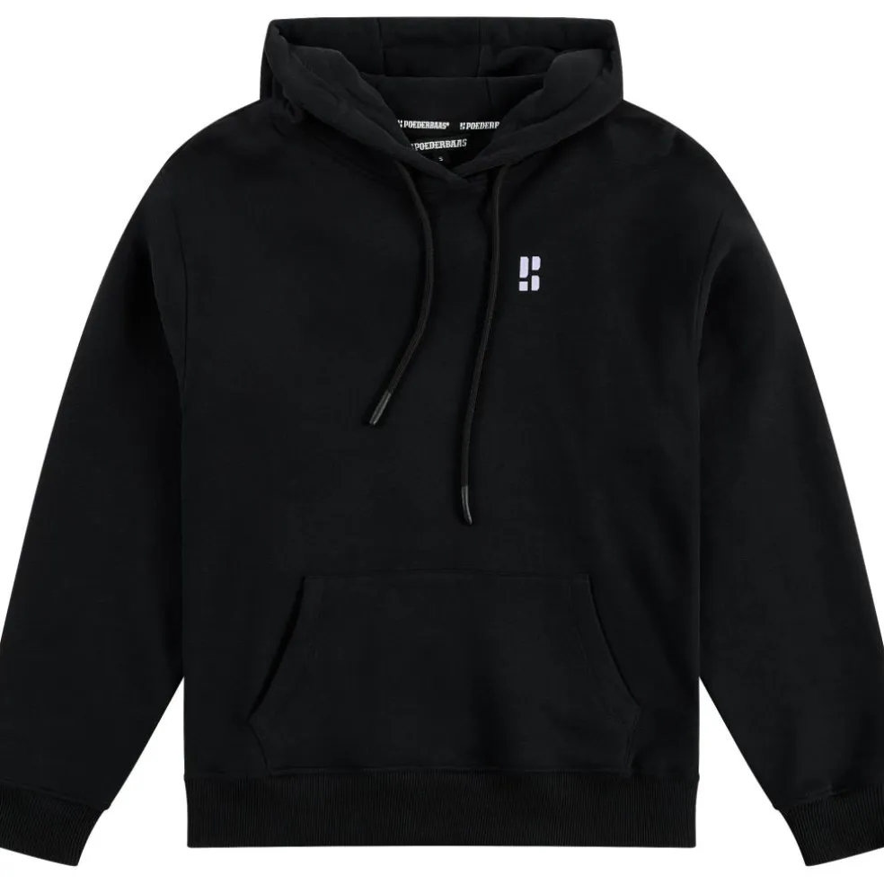 Poederbaas CL hoodie dames black