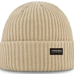 Poederbaas Royal Rib muts sand